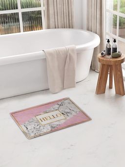 FABINALIV - Multi-Color Abstract Rubber Bath Mat (60 x 40 cm)