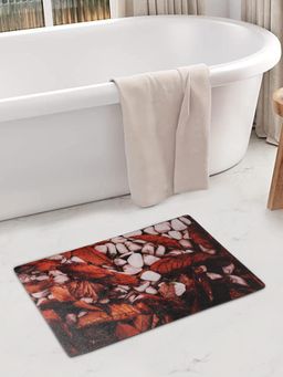 FABINALIV - Multi-Color Abstract Rubber Bath Mat (60 x 40 cm)