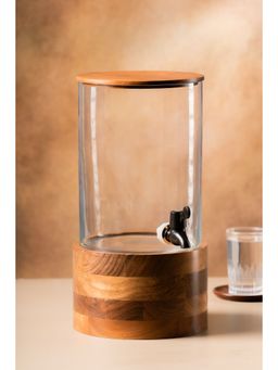 SG Home - Wooden Elegance Drink Dispenser with Stand