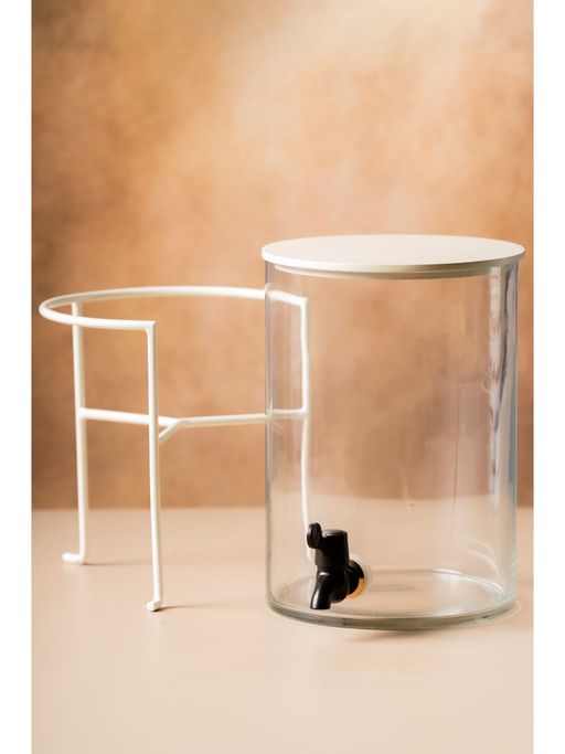 SG Home Modern Metal Drink Dispenser with Stand