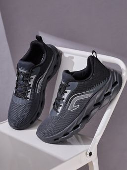Campus - LOOPD Men Black Running Shoes