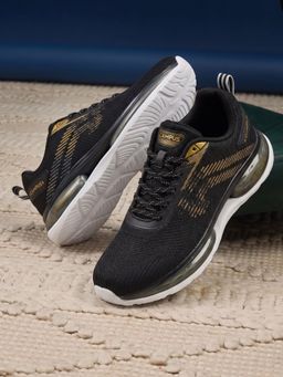 Campus - AMINO Men Black Running Shoes