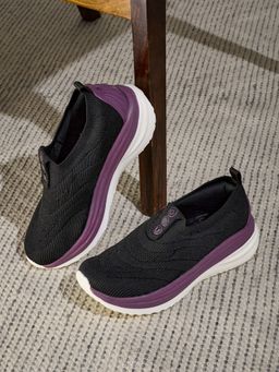 Campus - GLIMO Women Black Walking Shoes