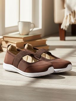 TRASE - Brown Stylish Wear Ballerinas for Women