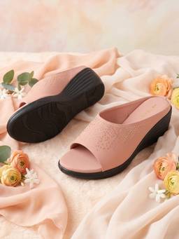 TRASE - Pink Wedges for Women