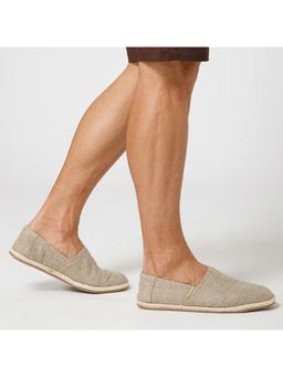NoStrain - Natural Beige Linen Espadrilles for Men