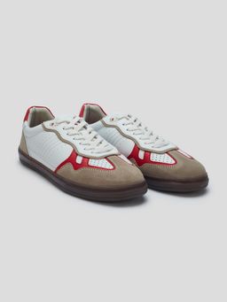Pepe Jeans - Men Red Colorblock Lace-Up Sneakers