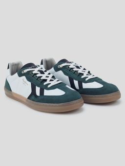 Pepe Jeans - Men Green Colorblock Lace-Up Sneakers