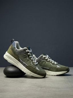 WROGN - Gunfire Patch Green Walking Shoes