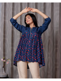 Sukruti Design - Jasmine Blue Tunic
