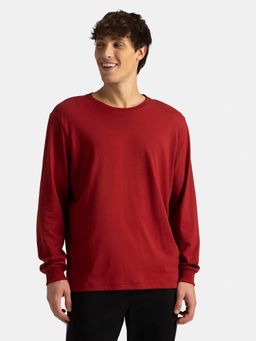 Jockey - AM95 Men Super Combed Cotton Rich Solid T-shirt - Sundried Tomato