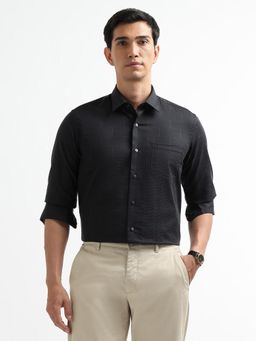 Arrow Newyork - Men Black Checked New York Shirt