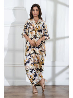 etre comfortwear - Women Multi-Color Printed Rayon Blend Co-Ord Set