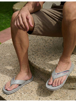 U.S. POLO ASSN. - Nesta Mens Grey Flipflops
