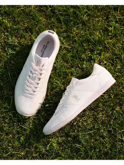U.S. POLO ASSN. - White SHEILD 1890 Stylish Casual Sneakers