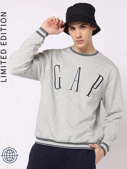 GAP - Men's Grey Solid Sweatshirt