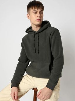 GAP - Men's Green Solid Hoodie