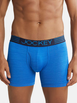 Jockey - MM06 Men Microfiber Mesh Elastane Active Wear Boxer Brief - Move Blue
