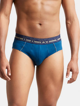 Jockey - US14 Men Super Combed Cotton Solid Brief - Poseidon