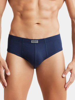 Jockey - 1009 Men Super Combed Cotton Rib Solid Brief - Deep Navy