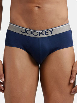 Jockey - 8037 Men Super Combed Cotton Solid Brief - Deep Navy