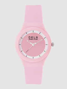 Daniel Klein - Pink Dial Analog Watches For Women DK.1.12277-7