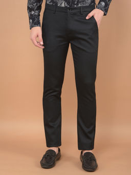 CRIMSOUNE CLUB - Mens Black Knitted Trouser