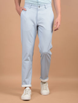 CRIMSOUNE CLUB - Mens Blue Knitted Trouser