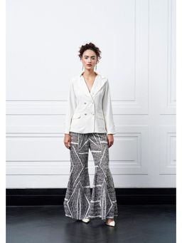Kay Kay BY KKHUSHI SAHAII - Zeke Off White Blazer with Pant