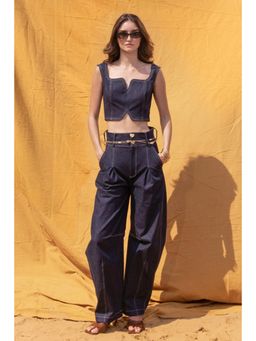 ZABELLA - Tira Blue Denim Top and Pant