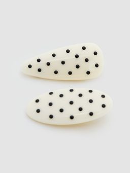 Pomelo - Oval Hair Clips - Polka Dot