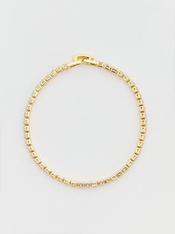 Pomelo - Crystal Bead Bracelet- Gold / Clear