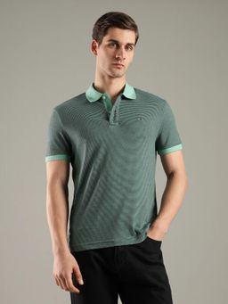 Tommy Hilfiger - Striped Regular Fit Cotton Polo T-Shirt