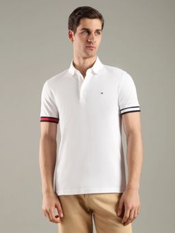Tommy Hilfiger - Solid Slim Fit Cotton Polo T-Shirt