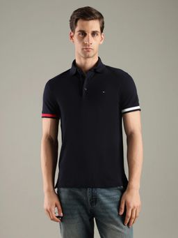 Tommy Hilfiger - Solid Slim Fit Cotton Polo T-Shirt
