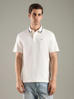 Tommy Hilfiger - Solid Regular Fit Cotton Polo T-Shirt