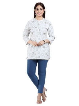 Cotton Culture - Off White Cotton Kurti