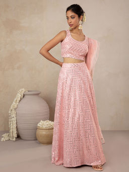 Gajra Gang - Pataka Crop Top & Skirt With Dupatta (Set of 3)