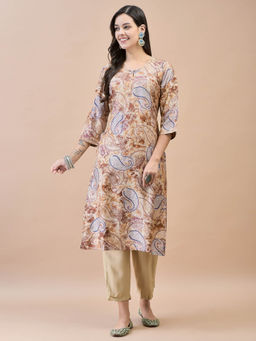 Shree - Women Shantoon Multicolor Paisley Print Kurta