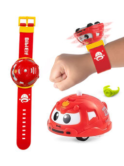Wembley - Red 3-In-1 Spinner Watch Car Push & Go Action Gyro Toy & Adjustable Strap (3 Years)