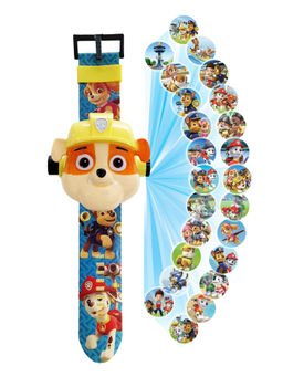 Wembley - Multi-Color Paw Patrol Kids Digital Projector Watch With Silicone Strap (3 Years)