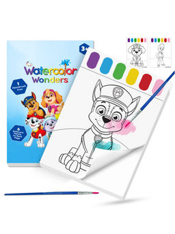 Wembley - White Paw Patrol Watercolor Painting Book Paint With Brush Art Activity Book (3 Years)
