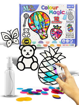 Wembley - Color Transfer Art Set For Kids Mess-Free Diy Painting & Fabric Design Kit (3-4 Years)