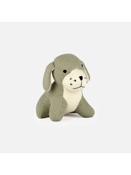 Bambini - Green Pupp-The Dog-Knitted Cotton Plush Toy (0-36 Months)