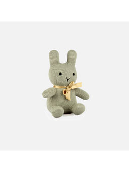 Bambini - Green Bun-The Bunny-Knitted Cotton Plush Toy (0-36 Months)