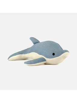 Bambini - Blue Sophia-The Dolphin-Knitted Cotton Plush Toy (0-36 Months)