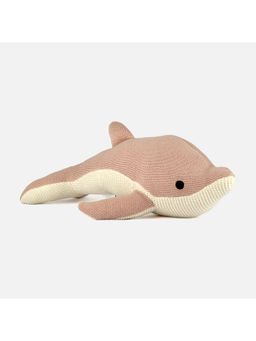 Bambini - Pink Sophia-The Dolphin-Knitted Cotton Plush Toy (0-36 Months)