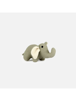 Bambini - Green Jojo-The Baby Elephant-Knitted Cotton Plush Toy (0-36 Months)