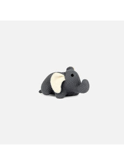 Bambini - Grey Jojo-The Baby Elephant-Knitted Cotton Plush Toy (0-36 Months)