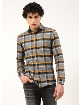 Bruun & Stengade - LINDBERGH Men Grey Checked Shirt